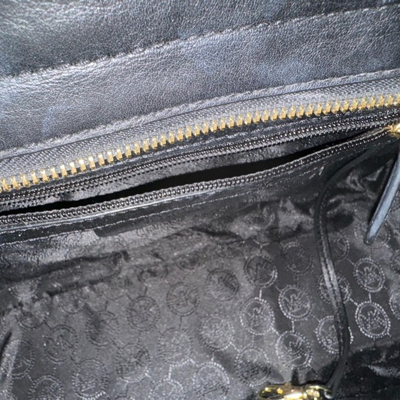 Michael Kors Black Quilted Leather Handbag